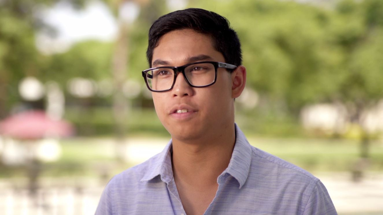 A pre-college student talks about his experience on LMU's campus